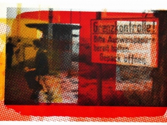 20 Grenzkontrolle, A3, Serigrafie, 4Farben,10 Auflage