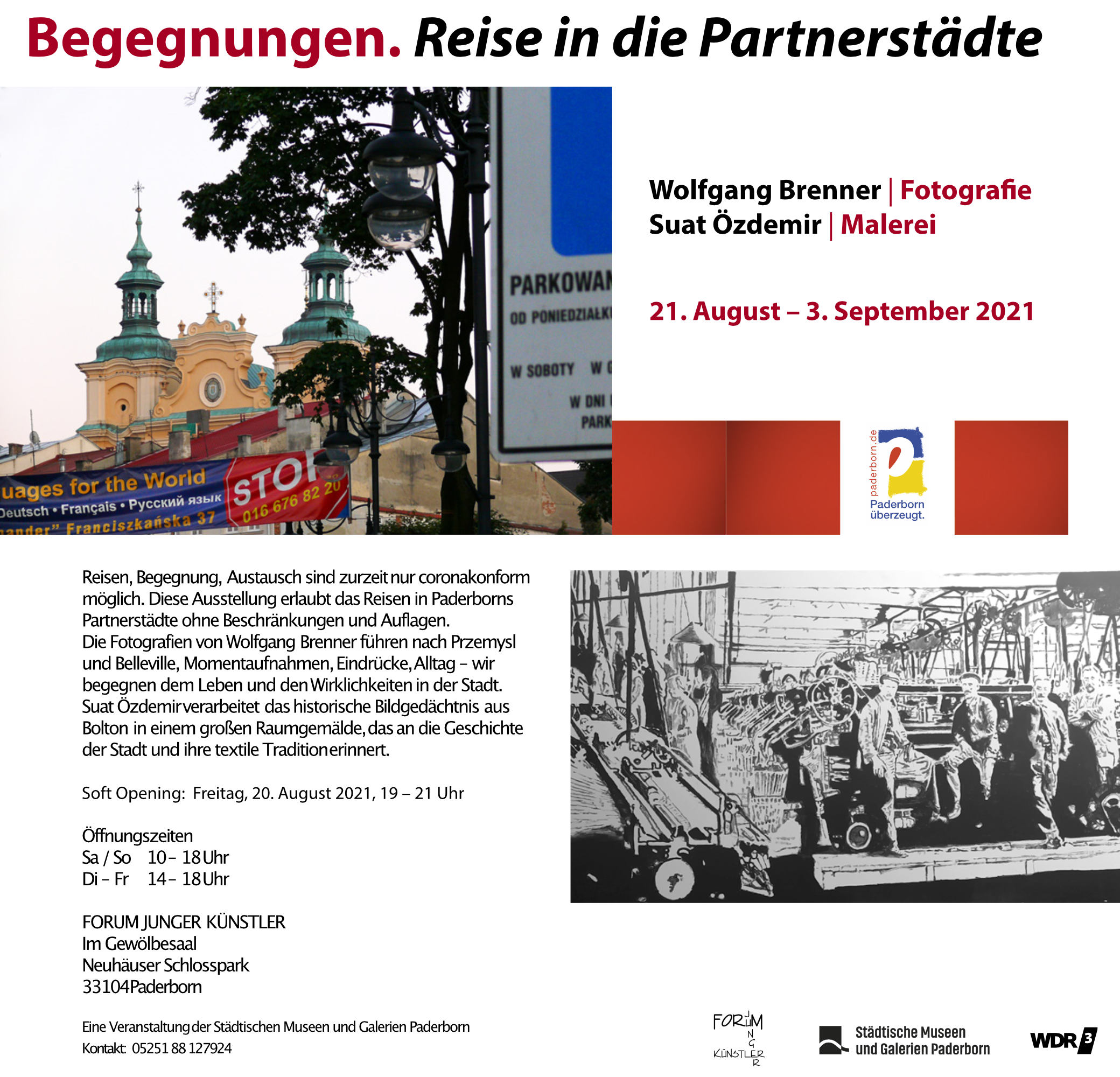 Read more about the article Ausstellung Begegnung – Reise in die Partnerstädte – Przemysl